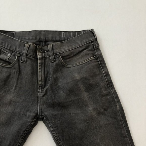 Dillon Jeans Men's 29 Grey Skinny Pants Dark Wash Reg Fit Size 29X30 - Picture 4 of 12
